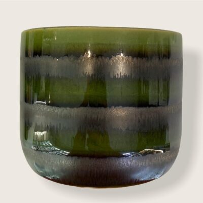 Jarra Decorativa Verde e Negro 10cm