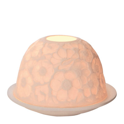 Photophore Lithophanie Floral