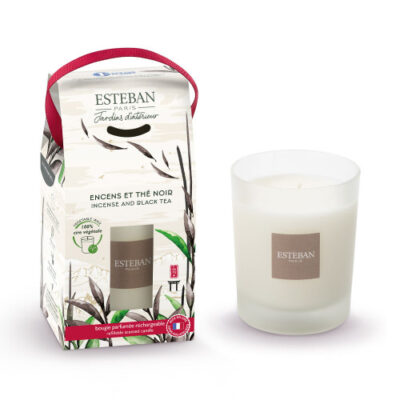 Vela de Soja Encens et Thé Noir 180gr