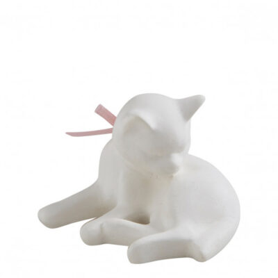 Cerâmica Grande Gato Bouquet Précieux