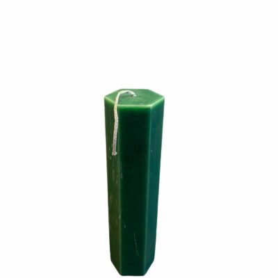 Vela Holográfica Verde 20cm