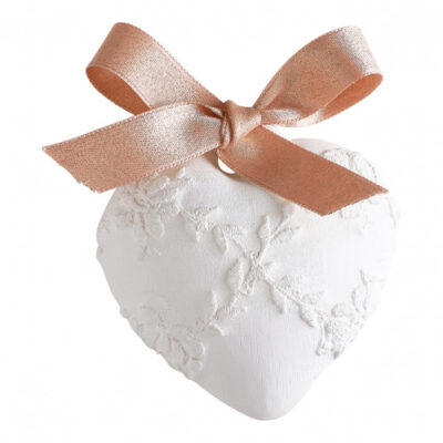 Cerâmica Perfumada Coração Pequeno Rose Élixir