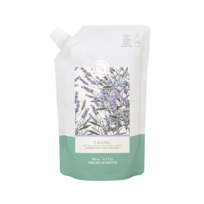 Recarga Gel Mãos e Corpo Lavanda 500 ml | Castelbel