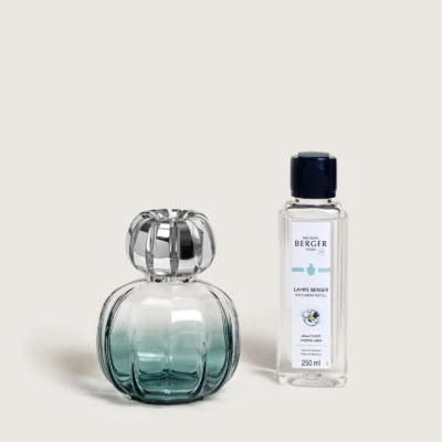 Coffret Lampe Berger Corali Verte com Fragrância Aqua Céleste | Maison Berger Paris