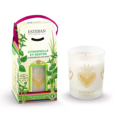 Vela de Soja Citronnelle & Menthe 180gr