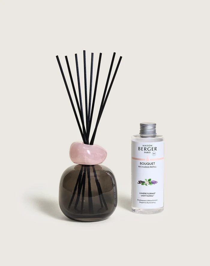 Difusor Bouquet Mineral Noir Quartz Rose