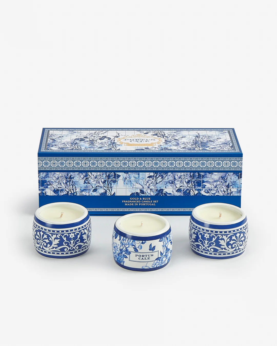 Coffret Velas Gold & Blue 3x70gr