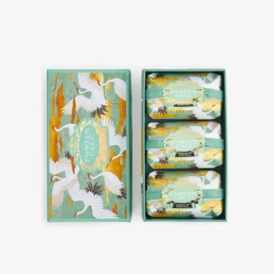 Coffret Sabonetes White Crane 3x150gr