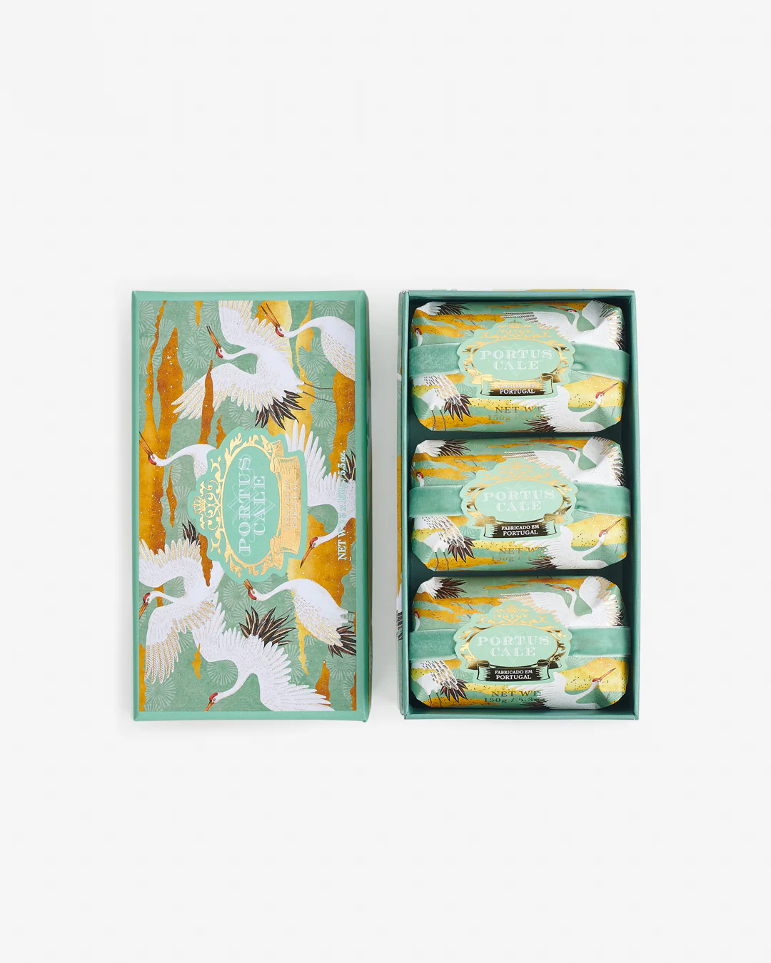 Coffret Sabonetes White Crane 3x150gr