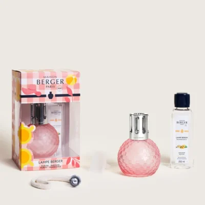 Coffret Lampe Berger Disco Estivale Peche Grivée