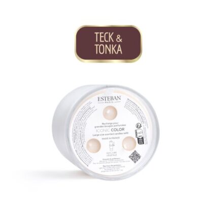 Recarga de Vela Iconic Teck & Tonka 400gr