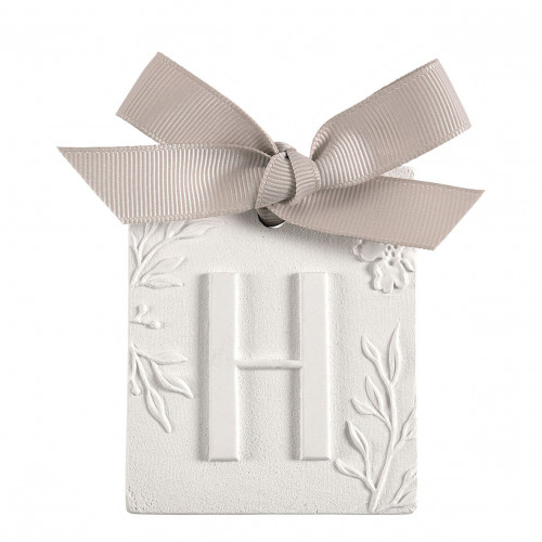 Cerâmica Perfumada Letra H Voile de Lin